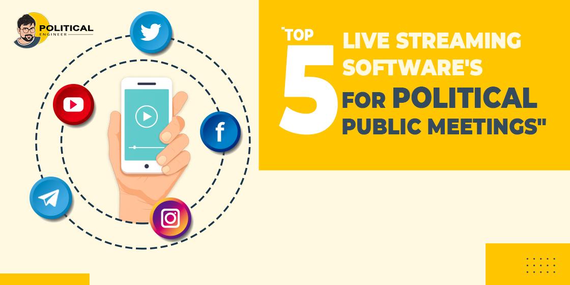 Five of the best live streaming software programs for you to use includes OBS Studio, Stream Yard and etc. 